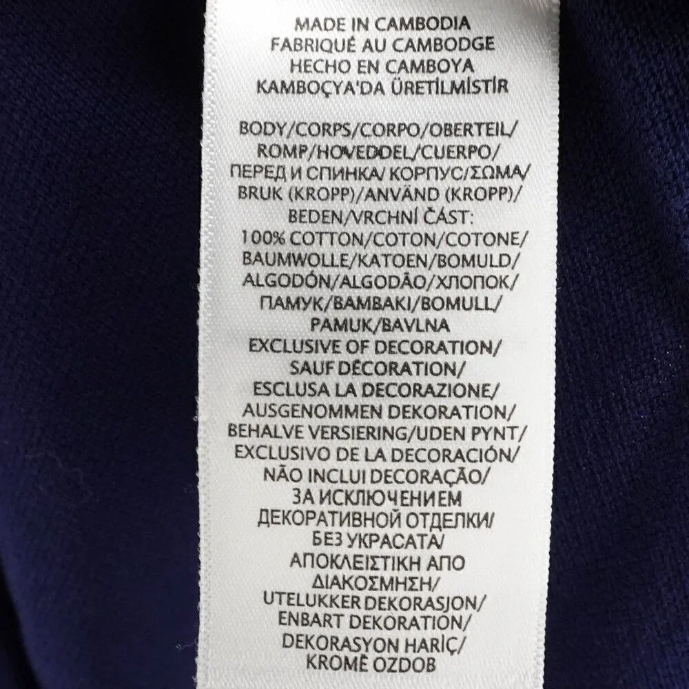 Polo Ralph Lauren Men's Slim Fit Lunar New Year Triple-Pony Polo Shirt Blue XXL
